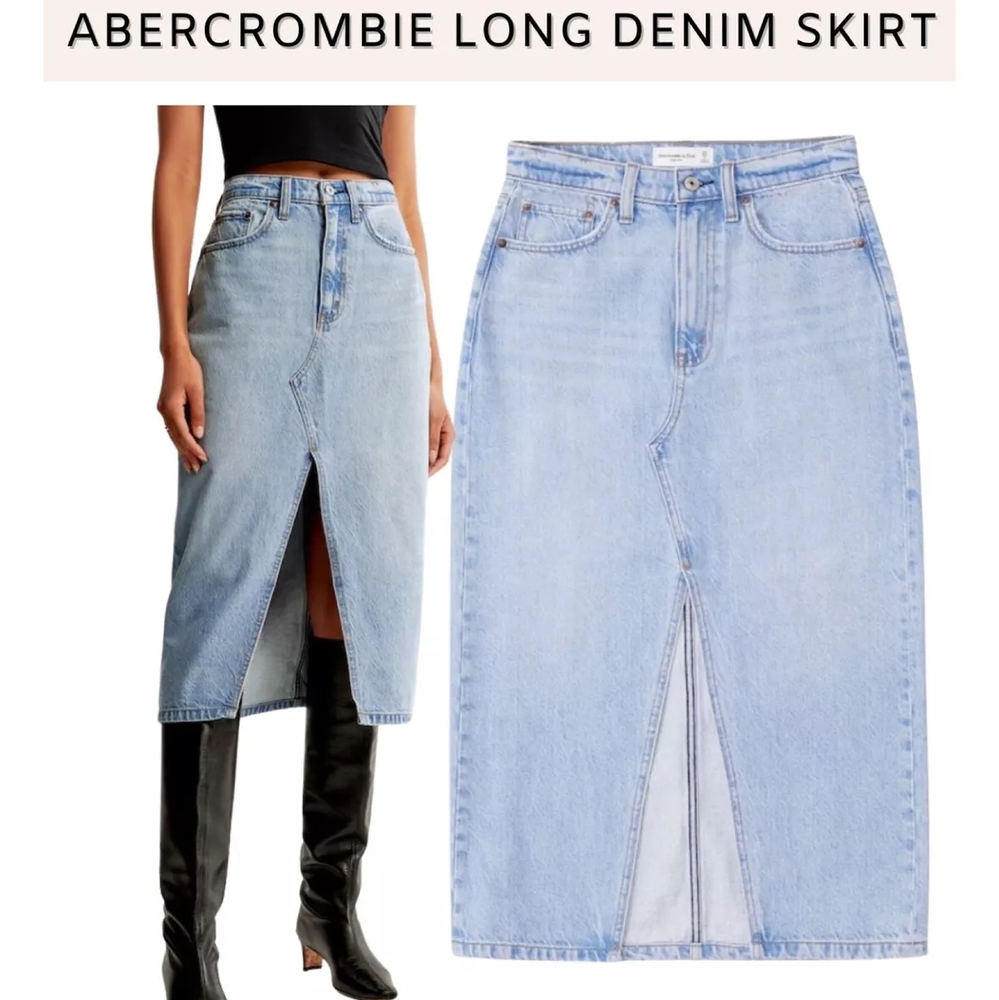 Abercrombie & Fitch Jean Skirt
